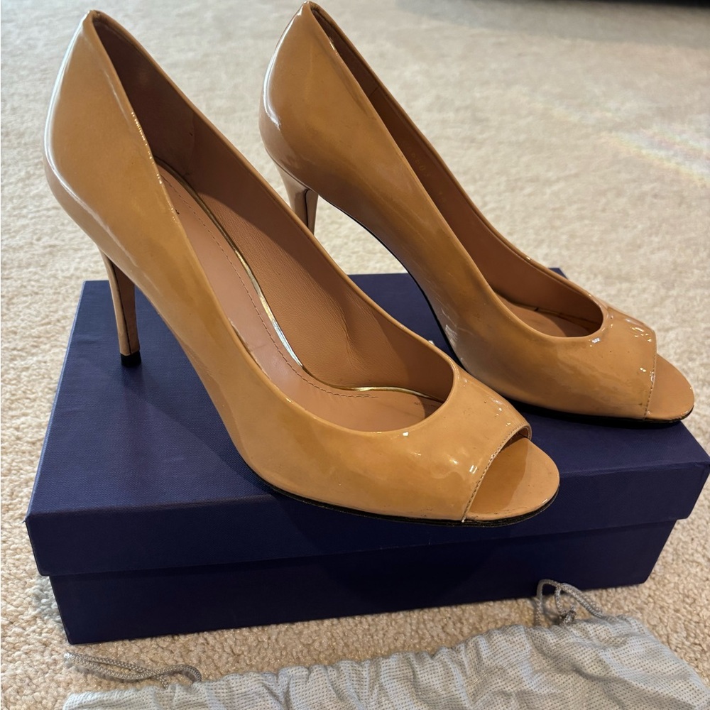 Stuart Weitzman Peep Toe Heels
